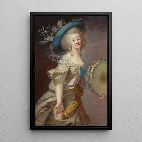 Reproduktion af maleriet Portrait af en danserinde - Elisabeth Louise Vigée Le Brun