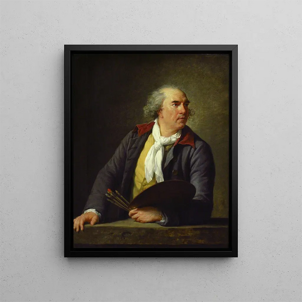 Portrait af Hubert Robert - Elisabeth Louise Vigée Le Brun — indrammet kunstværk på væggen