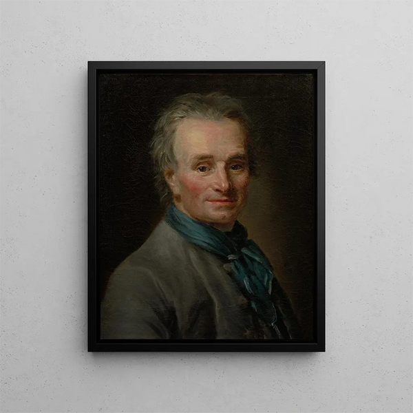 Portrait of Jean Baptiste Lemoyne the Younger - Elisabeth Louise Vigée Le Brun — indrammet kunstværk på væggen