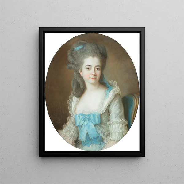 Portrait of Madame Aignan de Sanlot - Elisabeth Louise Vigée Le Brun — indrammet kunstværk på væggen