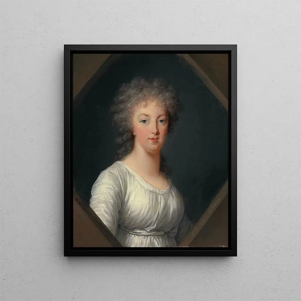 Portrait af Marie-Antoinette 1755-1793 - Elisabeth Louise Vigée Le Brun — indrammet kunstværk på væggen