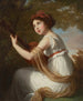 kunstnerens datter Jeanne Julie Louise Le Brun 1780-1819, der spiller guitar - Elisabeth Louise Vigée Le Brun — visning af kunstværket