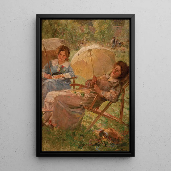 Cure de soleil - Eliseu Visconti — indrammet kunstværk på væggen