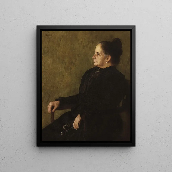 Portrait af Adélaïde Simas - Eliseu Visconti — indrammet kunstværk på væggen