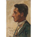 Reproduktion af maleriet Portrait de Macedo - Eliseu Visconti