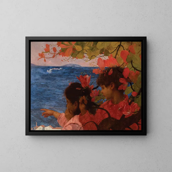 Vue de la mer - Eliseu Visconti — indrammet kunstværk på væggen