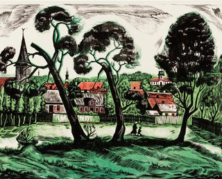 Vue de la ville de Tartu - Ella Mott — visning af kunstværket
