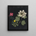 Album de fleurs en papier découpé pl. 03 - Ellen W. — indrammet kunstværk på væggen