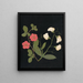 Album de fleurs en papier découpé Pl19 - Ellen W. — indrammet kunstværk på væggen