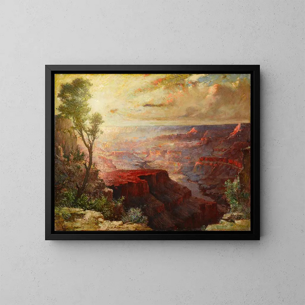 Le Grand Canyon - Elliott Daingerfield — indrammet kunstværk på væggen