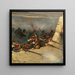 Embusqués Bag Et Mur Fantsins Fra Linje A Fragment Af Panoramaet Over Slaget Ved Champigny - Jean-Baptiste Édouard Detaille — indrammet kunstværk på væggen