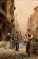 La Marchande de fleurs - Emil Barbarini — visning af kunstværket