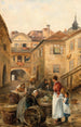 Le Marché aux légumes - Emil Barbarini — visning af kunstværket