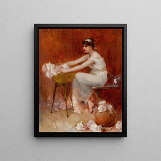 Emil Carlsen - Arranging Flowers.webp