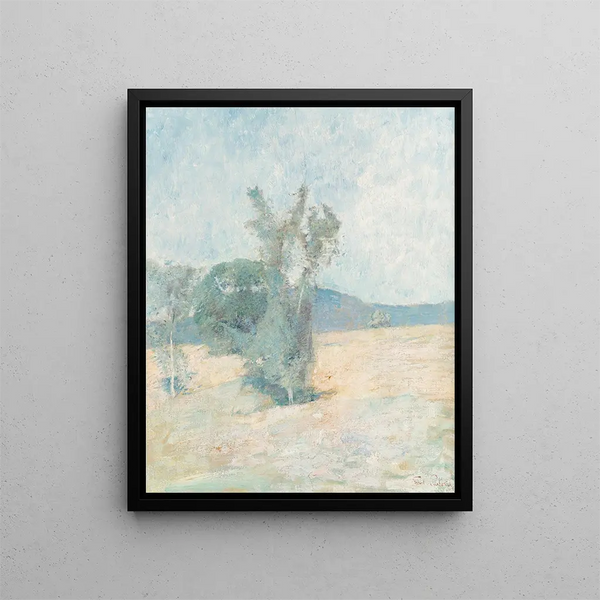Forår - Emil Carlsen — indrammet kunstværk på væggen