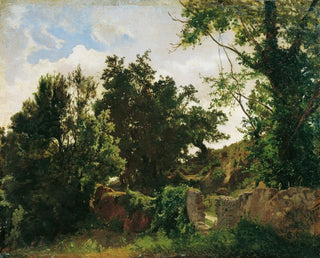 Mur du château à Plankenberg - Emil Jakob Schindler — visning af kunstværket