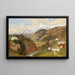 Bad Gastein - Emil Ludwig Lühr — indrammet kunstværk på væggen