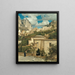 Vue de Capri - Emil Lugo — indrammet kunstværk på væggen