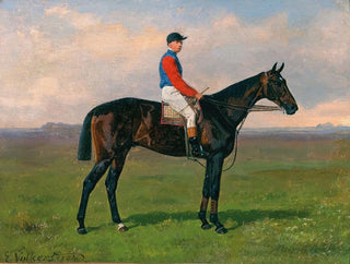 Emil Volkers - A Jockey on Horseback.webp