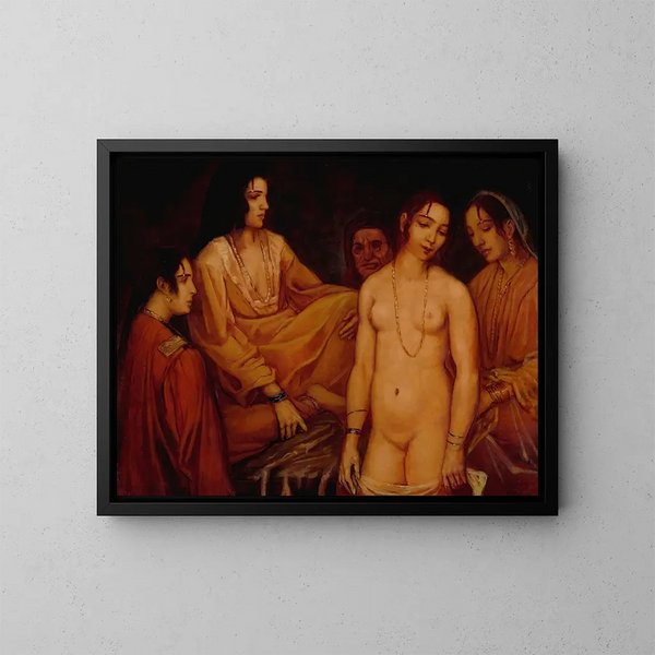 Harem - Émile Bernard — indrammet kunstværk på væggen