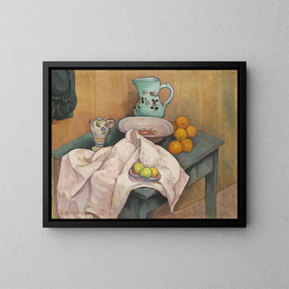 Emile Bernard - Nature morte au pichet et aux fruits sur une serviette deploye.webp