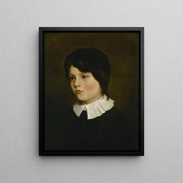 Charles Hugo barn - Émile Champmartin — indrammet kunstværk på væggen