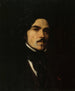 Portrait af Eugène Delacroix 1798-1863 maler - Émile Champmartin — visning af kunstværket