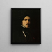 Portrait af Eugène Delacroix 1798-1863 maler - Émile Champmartin — indrammet kunstværk på væggen