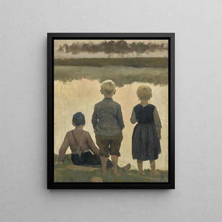 Emile Claus - Study for Le bateau qui passe.webp