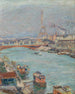La Seine à Paris, la Tour Eiffel, le jour - Émile Othon Friesz — visning af kunstværket