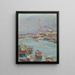 La Seine à Paris, la Tour Eiffel, le jour - Émile Othon Friesz — indrammet kunstværk på væggen