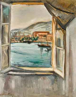 Emile Othon Friesz - La fentre sur le port de Toulon.webp