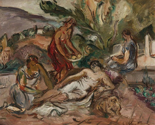 Les Baigneuses - Émile Othon Friesz — visning af kunstværket