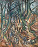 maleriet La route en contrebas en hiver - Émile Othon Friesz — visning af kunstværket