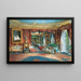Vue d'un intérieur 1867 - Emma Roberts — indrammet kunstværk på væggen