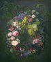 En blomsterkrans - Emma Thomsen — visning af kunstværket