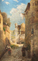 Vue d'une ville italienne - Emmy Lischke — visning af kunstværket
