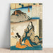 Reproduktion af maleriet Empress Jito Tenno - Utagawa Kuniyoshi