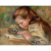 Reproduktion af maleriet Børn læsende - Pierre-Auguste Renoir