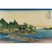 Reproduktion af maleriet Enoshima-maleri i Sagami-provinsen - Katsushika Hokusai