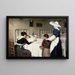 La Visite de la mère à l'hôpital - Enrique Paternina García Cid — indrammet kunstværk på væggen