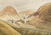 Gerbes de maïs og gårde Hill Farm Capelyffin Wales - Eric Ravilious — visning af kunstværket