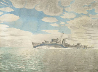 HMS Tetcott - Eric Ravilious — visning af kunstværket