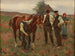 Un marché de chevaux - Erik Henningsen — visning af kunstværket