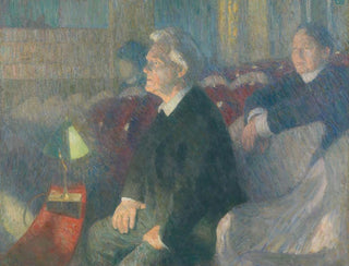 Portrait af teaterdirektøren Bjørn Bjørnson - Erik Werenskiold — visning af kunstværket