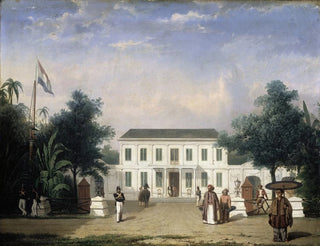 Ernest Alfred Hardouin - House on the Rijswijk Batavia Jalan Veteran.webp