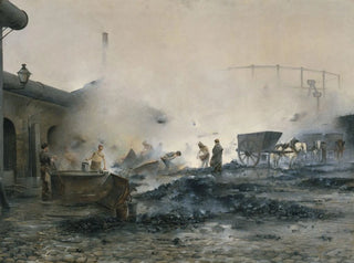Courcelles Gasværks - Ernest Jean Delahaye — visning af kunstværket