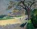 Le Palais de Trocadéro set fra haverne - Ernest Jules Renoux — visning af kunstværket