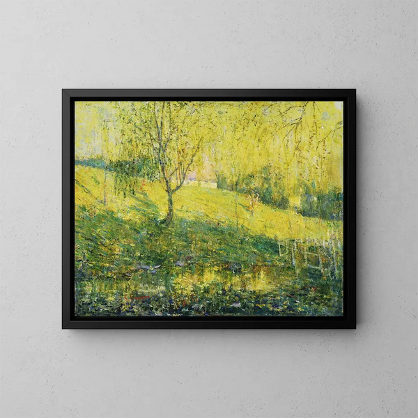 Forår - Ernest Lawson — indrammet kunstværk på væggen