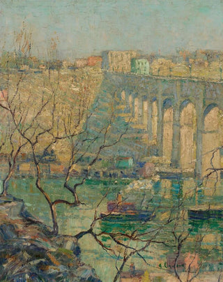 Ernest Lawson - View of the Bridge.webp